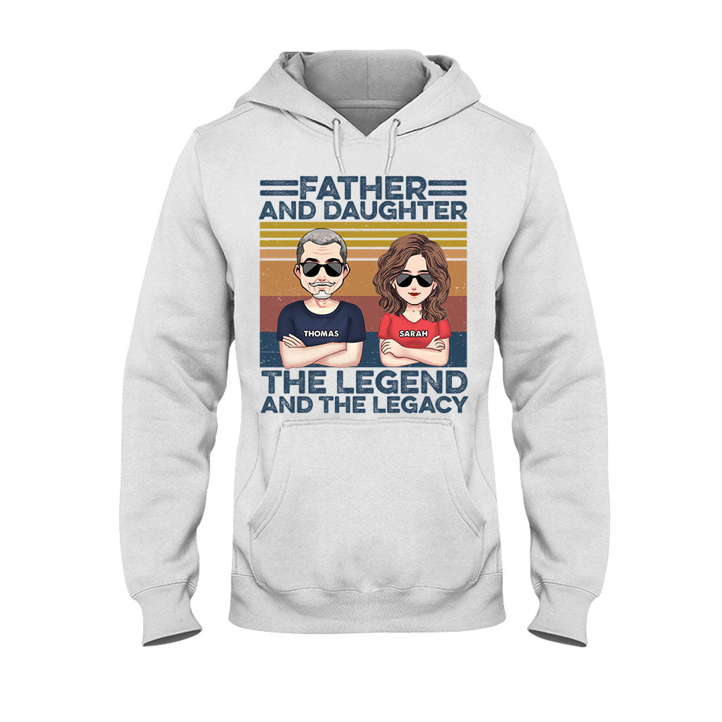 Tel père, tel fils - Cadeau pour papa - T-shirt et sweat à capuche personnalisés