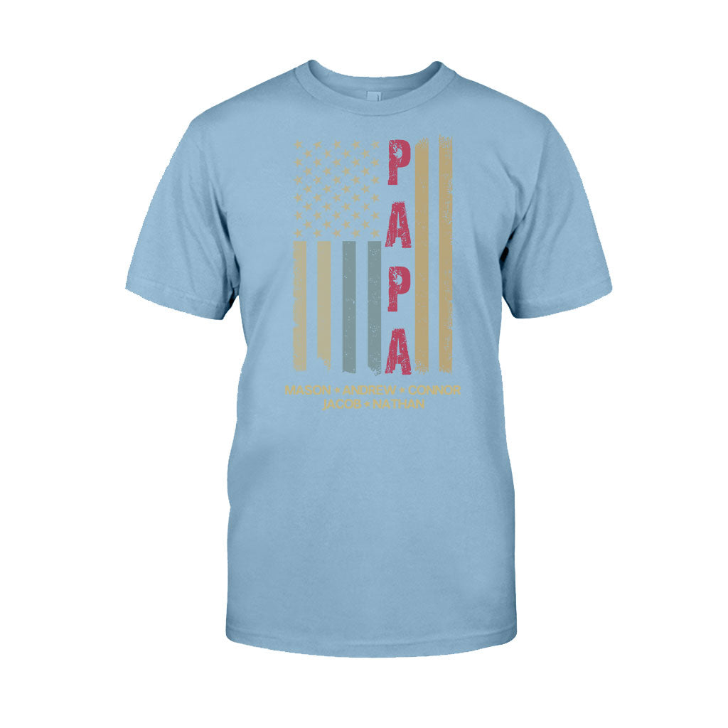 T-shirt et sweat à capuche personnalisés avec drapeau américain - Grand-père