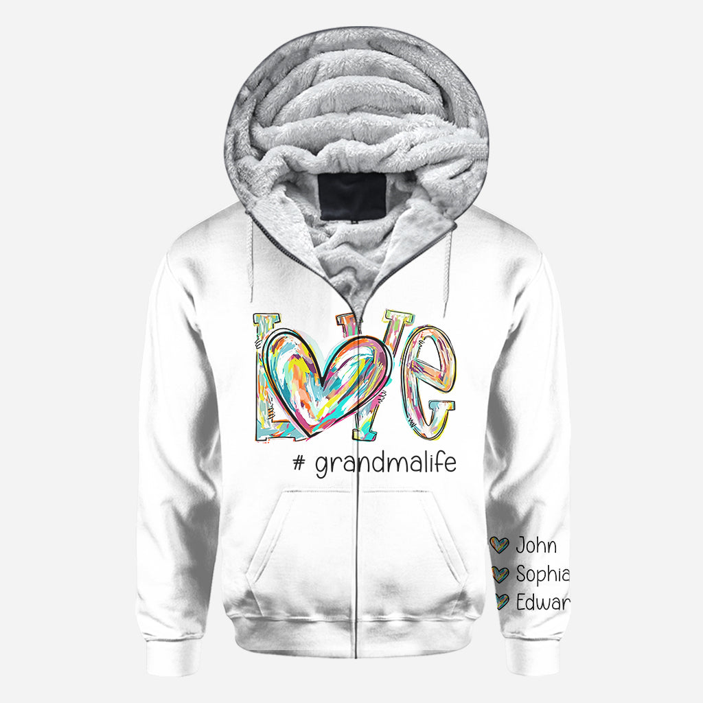 T-shirt personnalisé « J’aime mamie »