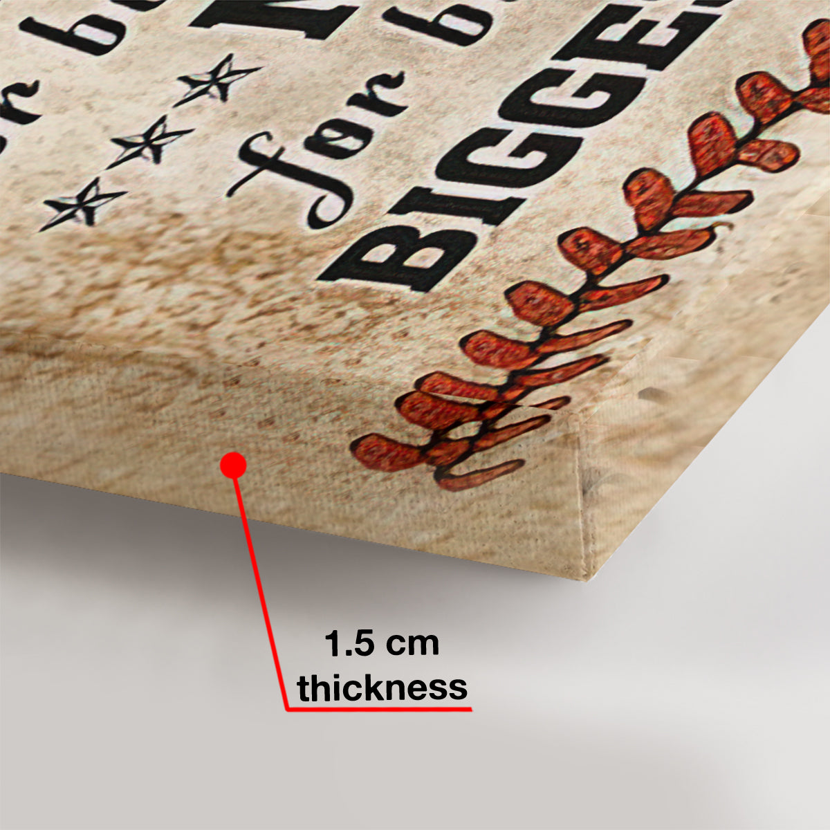 Thank You Dad My Biggest Fan - Personalized Baseball Canvas And Poster