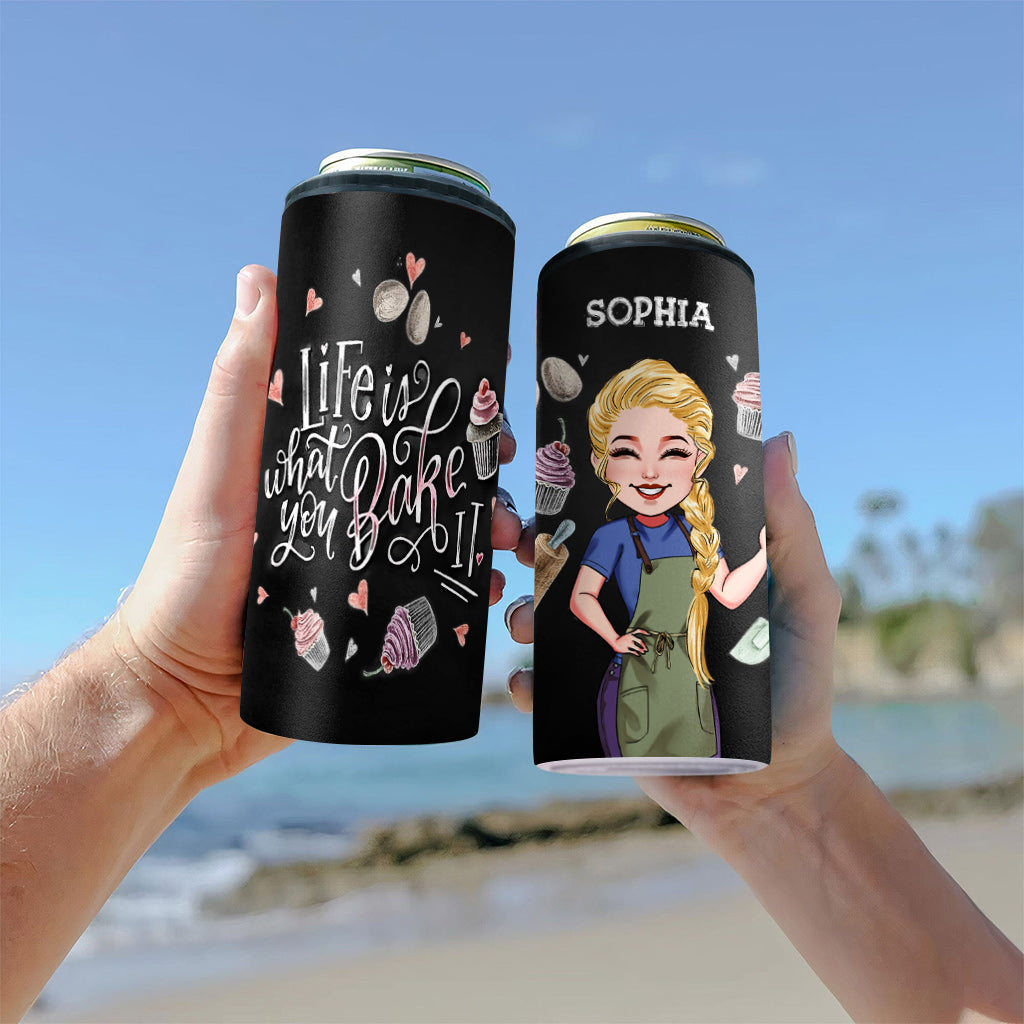 La vie est ce que vous en faites - Refroidisseur de boîtes de cuisson personnalisé