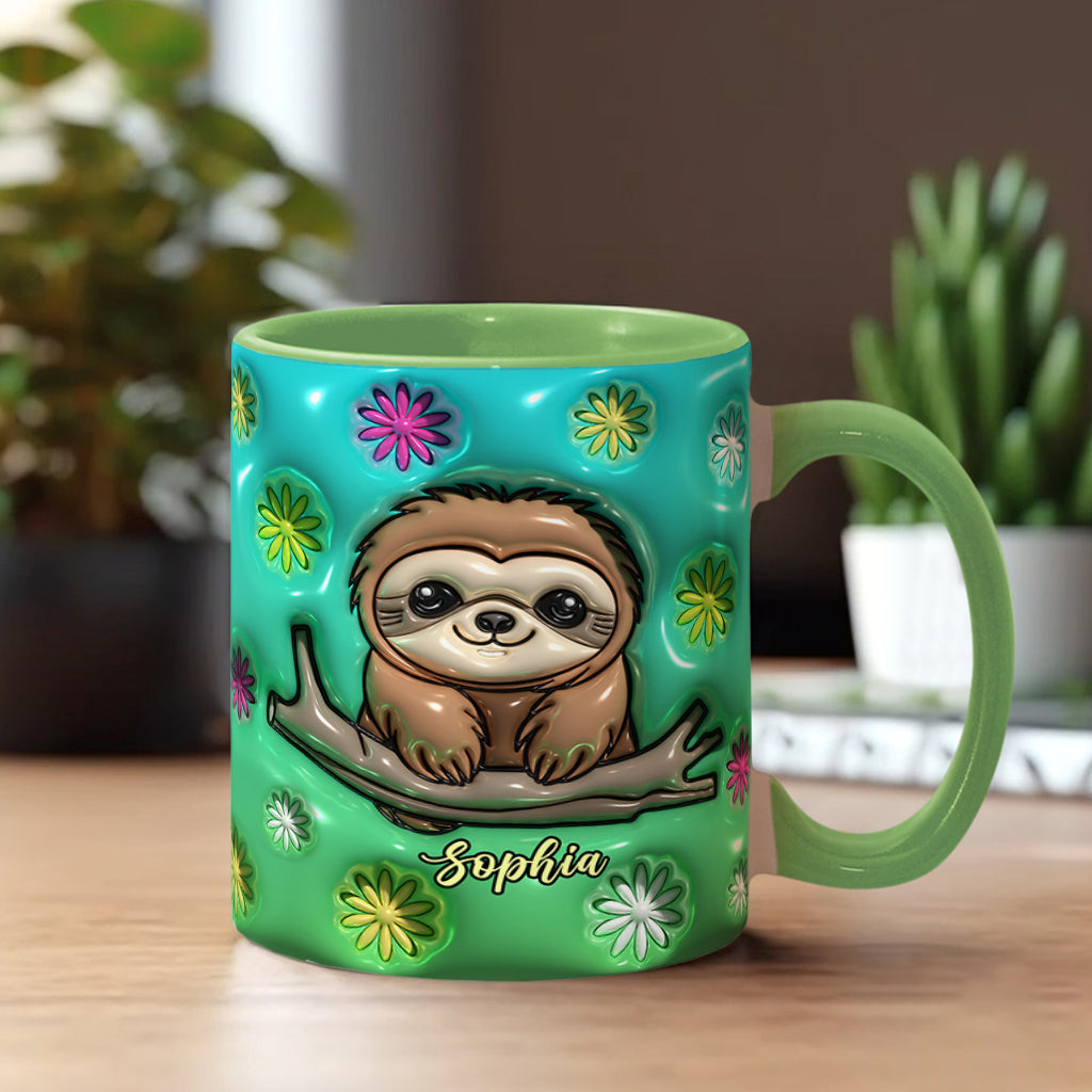 Mug personnalisé paresseux mignon