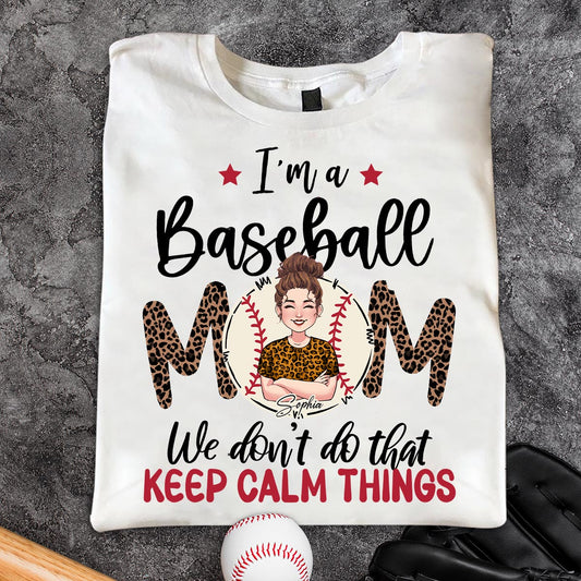 On ne fait pas ça avec le truc "Keep Calm" - T-shirt et sweat à capuche de baseball personnalisés