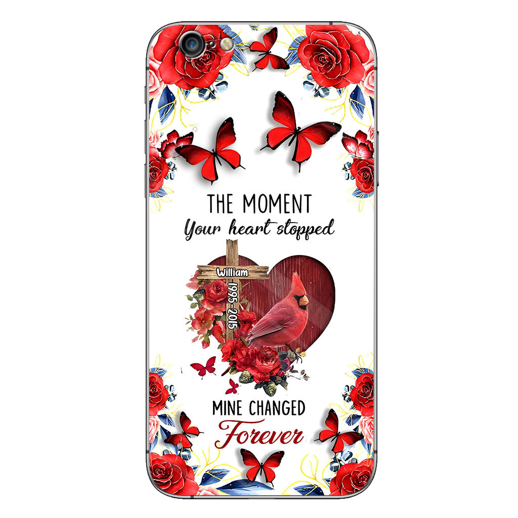 The Moment Your Heart Stopped - Personalized Memorial Phone Case