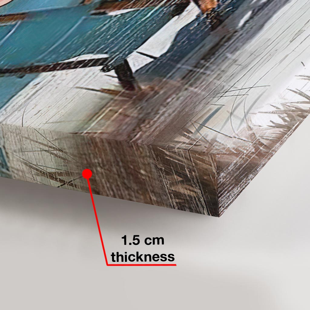 « Notre endroit préféré, c’est d’être ensemble » - Toile et affiche personnalisées pour couples