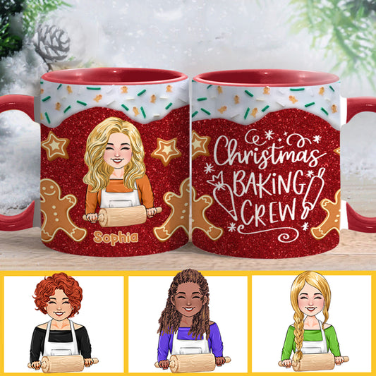 Équipe de pâtisserie de Noël - Mug personnalisé « Pâtisserie »