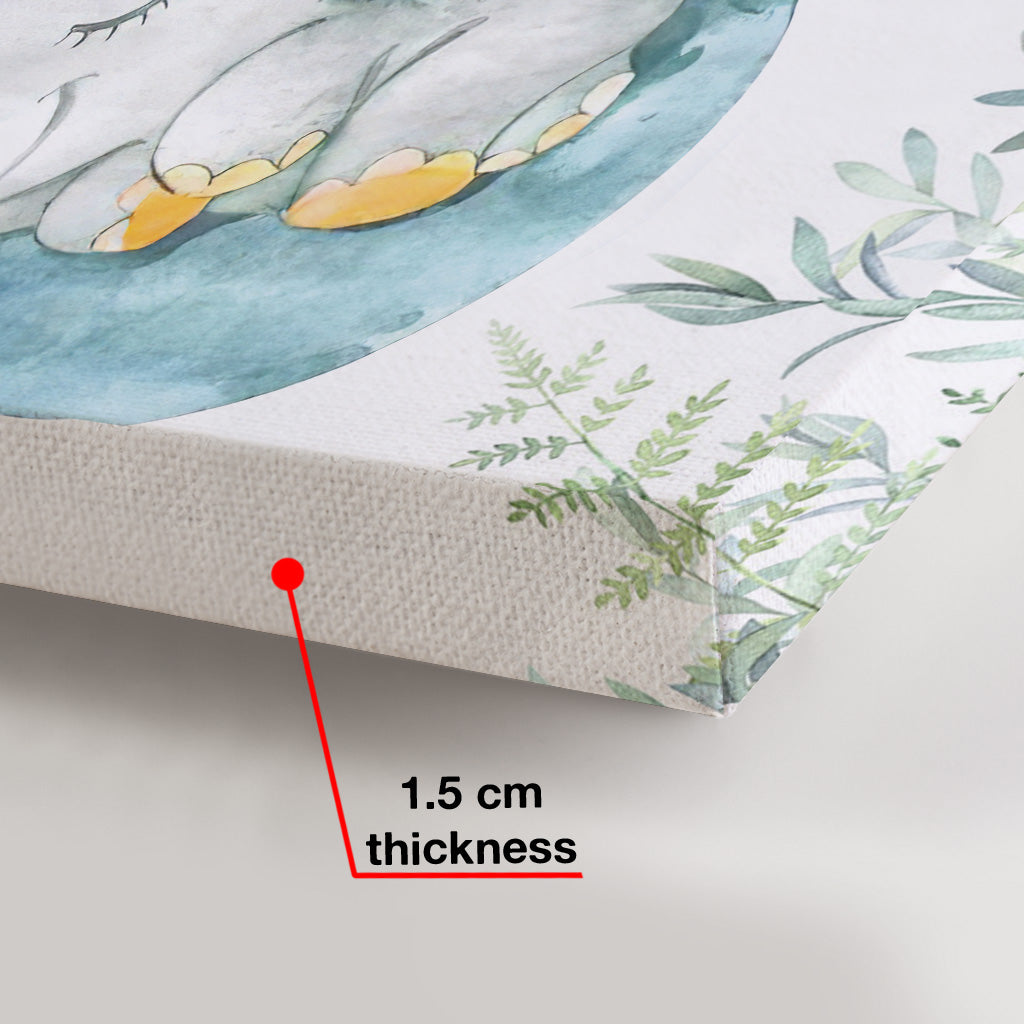 Amour du ventre rond - Toile et affiche personnalisées pour maman