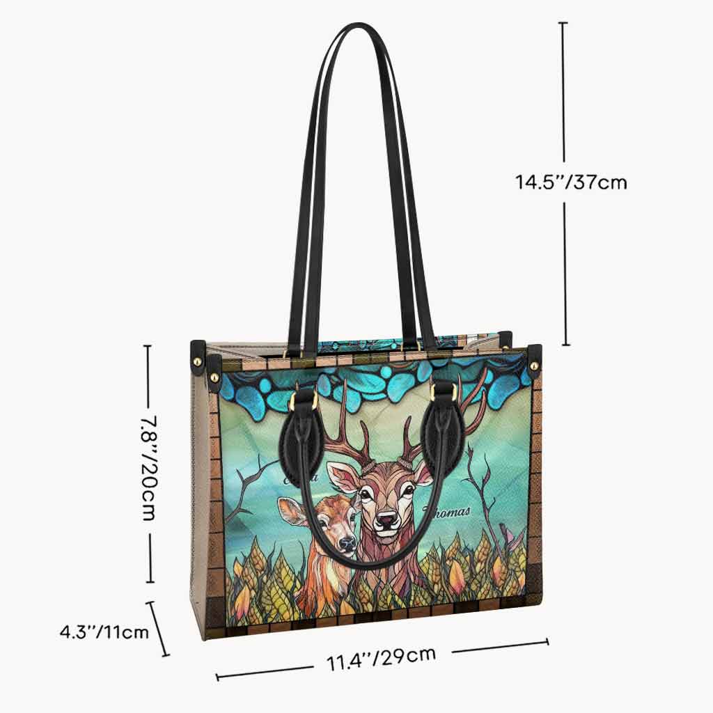 Toi et moi, on gère ça - Sac à main de chasse personnalisé en cuir