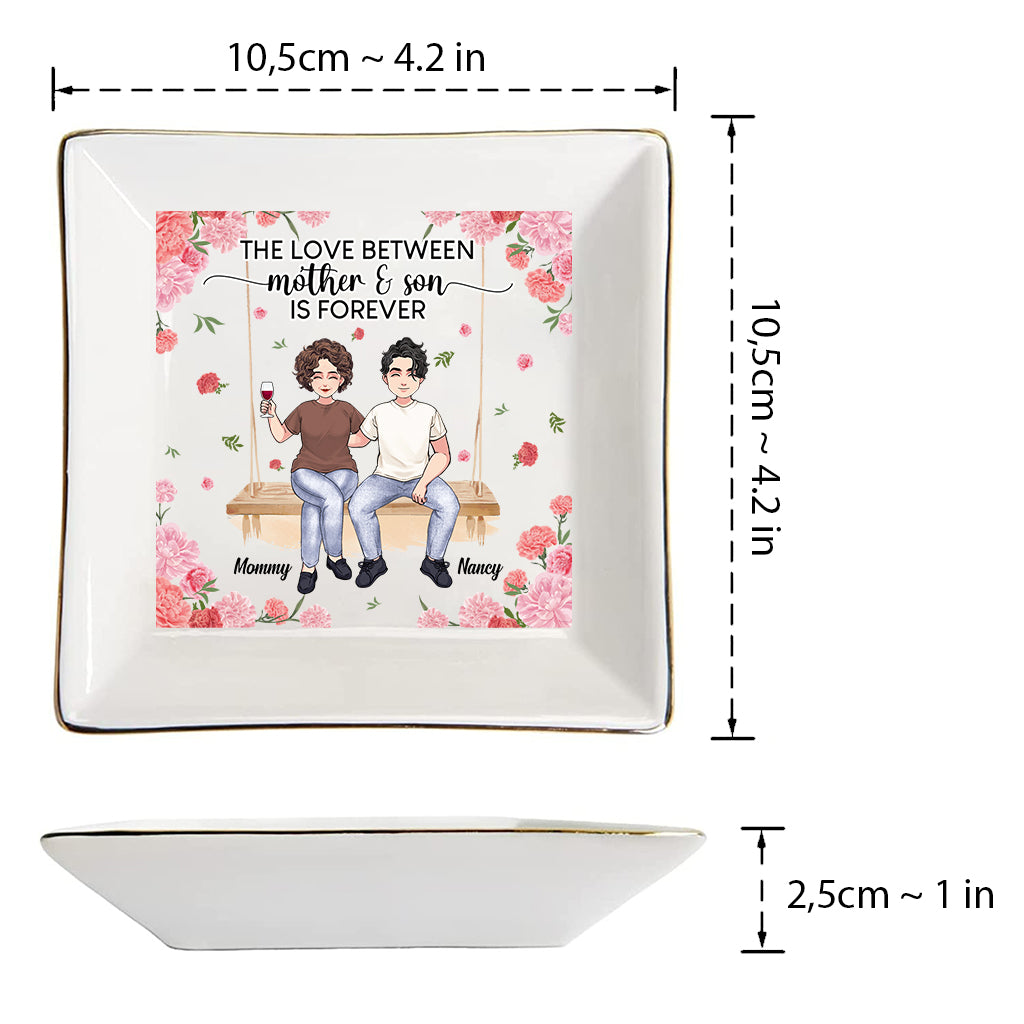 Mère et Fille - Cadeau pour maman, fille, fils - Porte-bijoux personnalisé