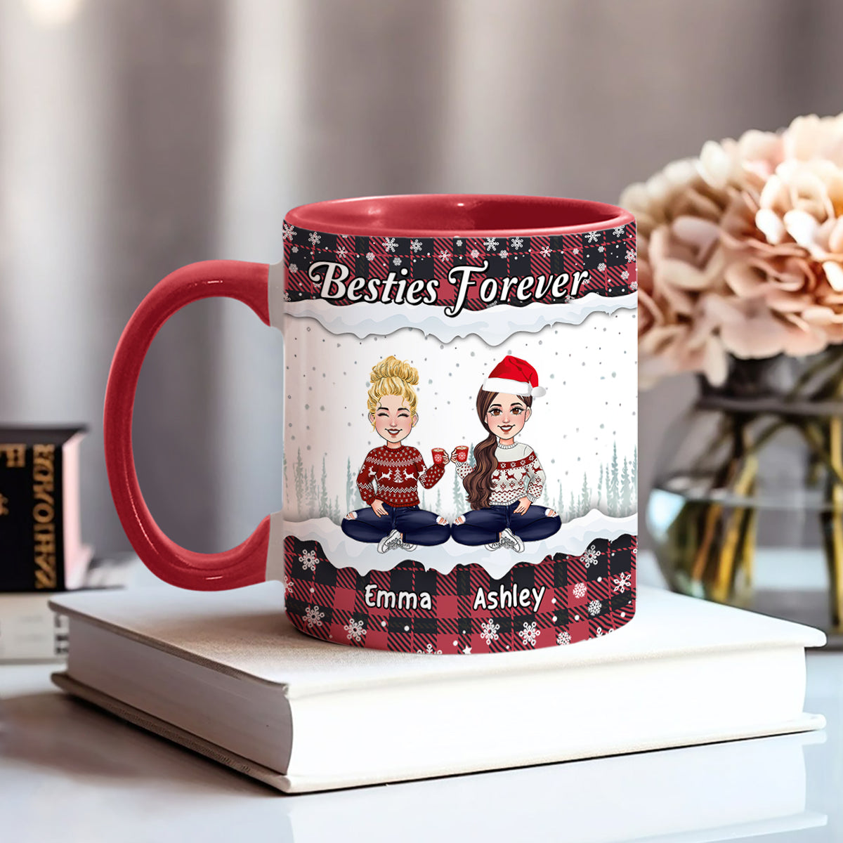 Meilleures amies pour toujours - Mug personnalisé « Meilleure amie »