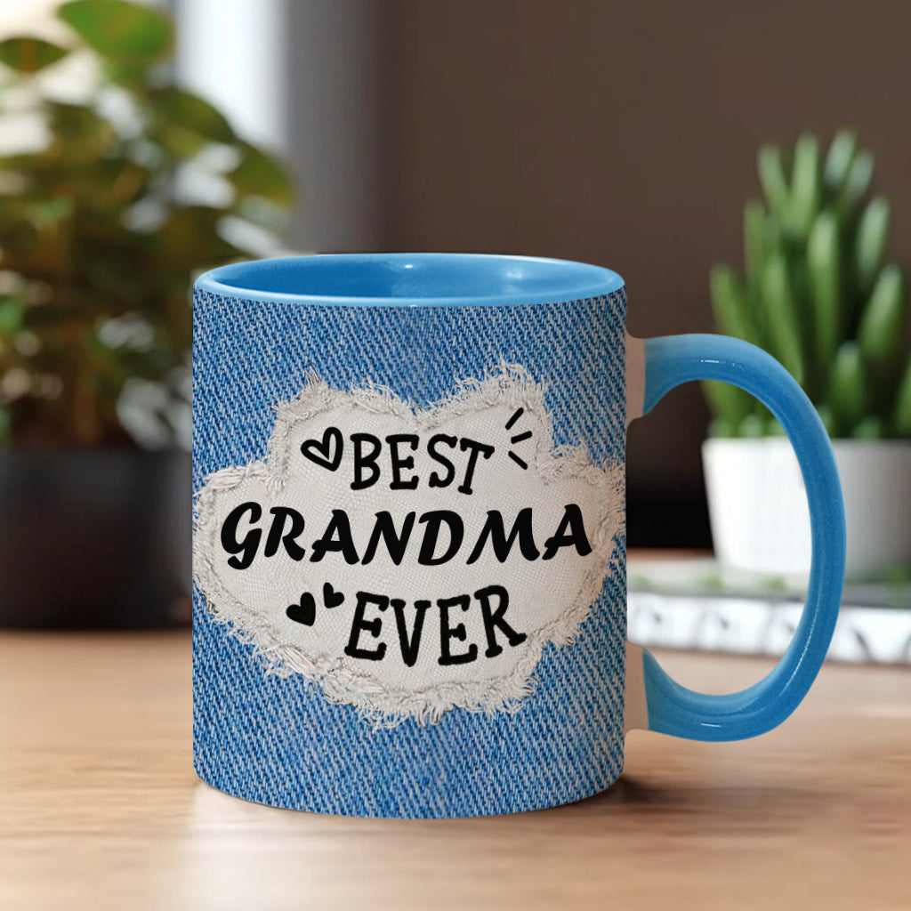 Meilleure grand-mère/maman du monde - Mug personnalisé « Grand-mère »