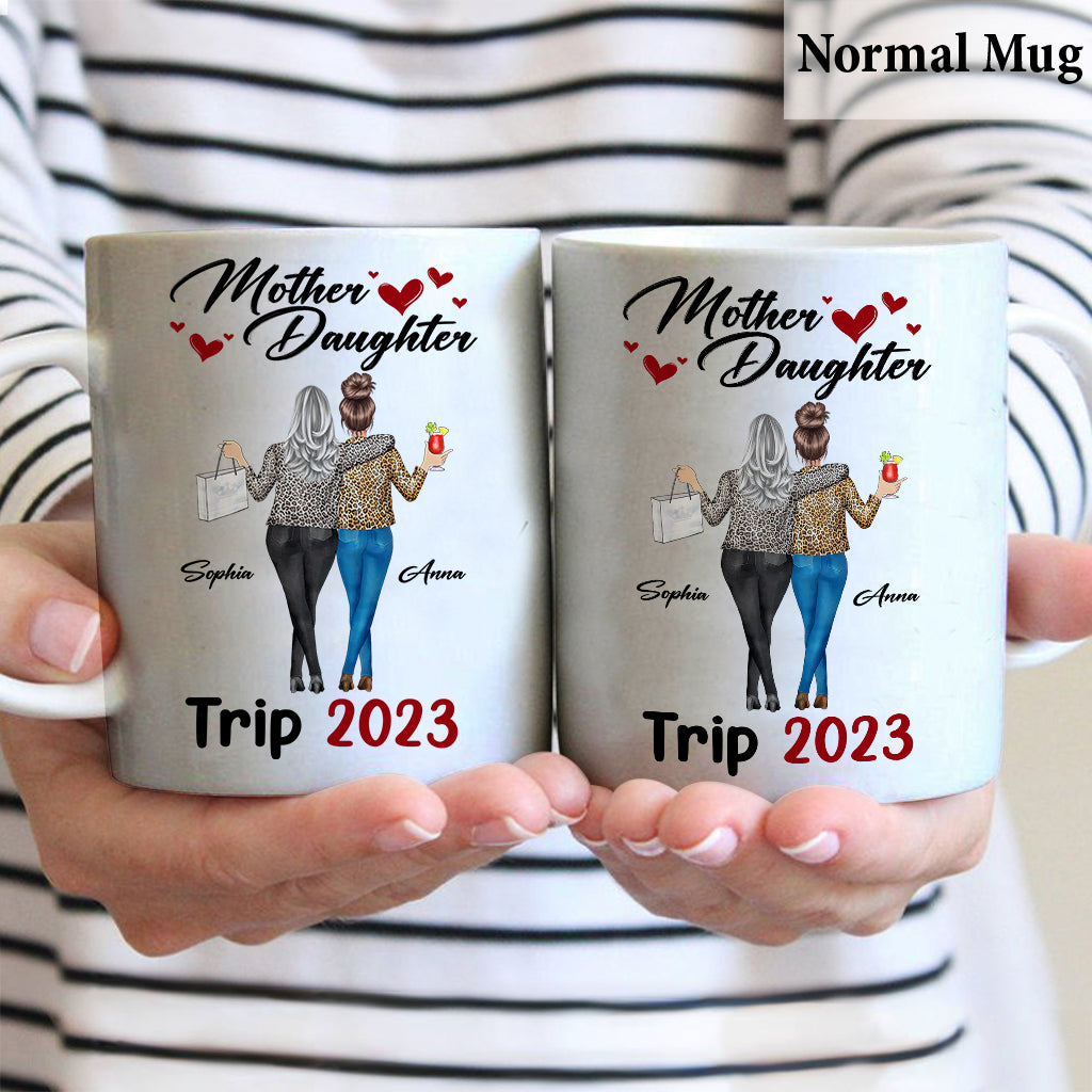 Voyage mère-fille - Mug personnalisé pour maman