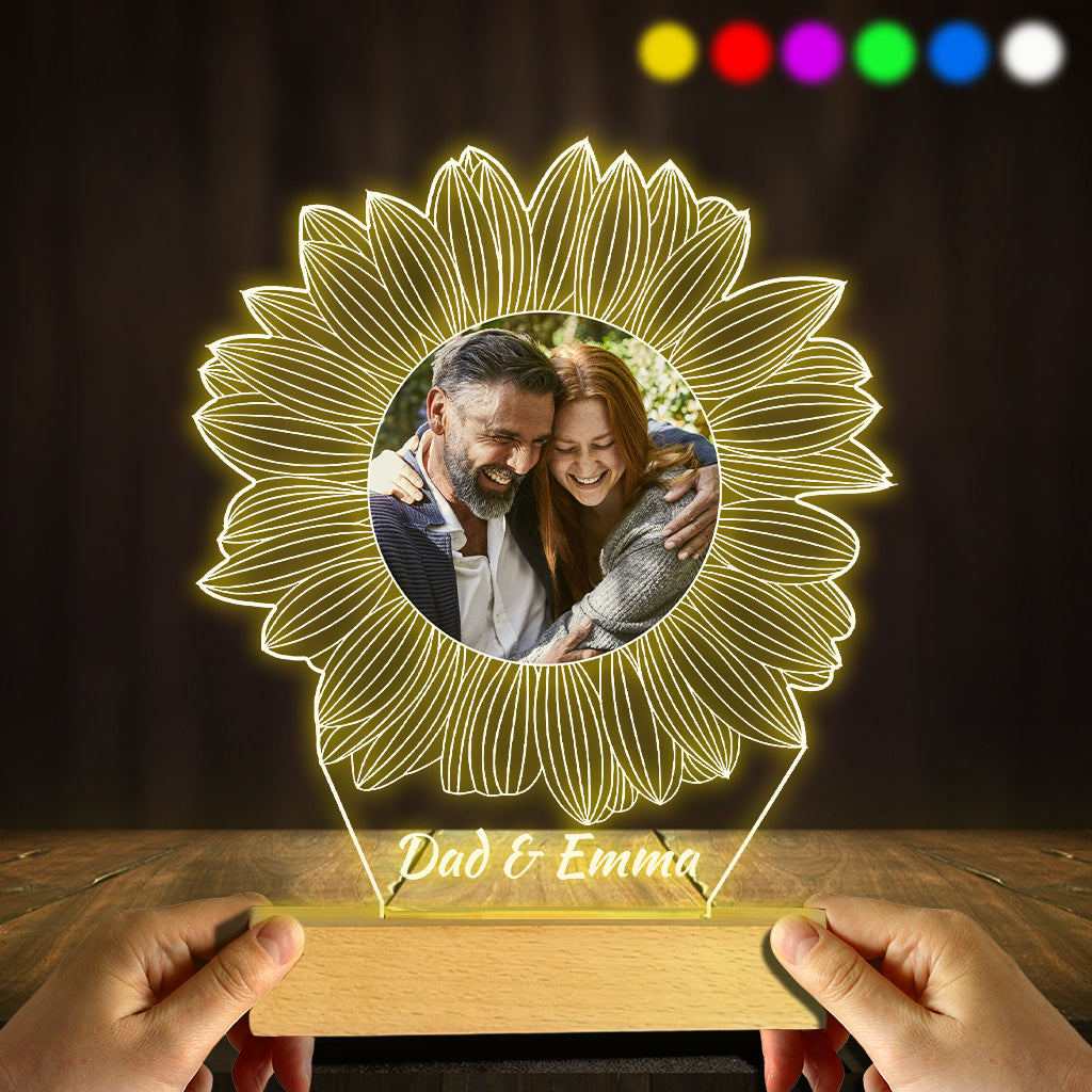 Tu es mon rayon de soleil - Cadeau pour maman, grand-mère, sœur, fille, fils, frère, grand-père, papa, épouse, époux, ami(e) - Plaque lumineuse personnalisée