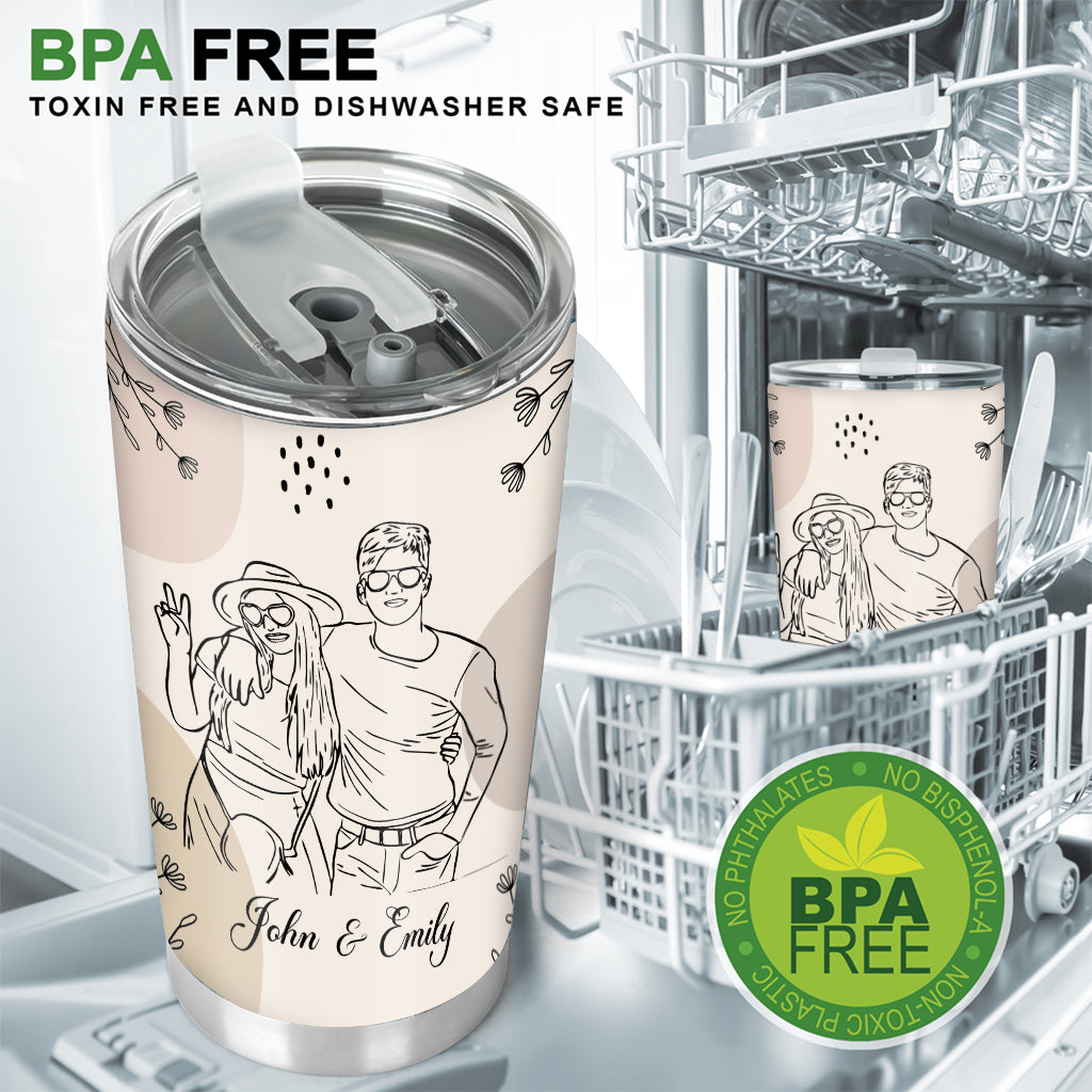 Vous êtes unique - Gobelet isotherme personnalisé pour couple