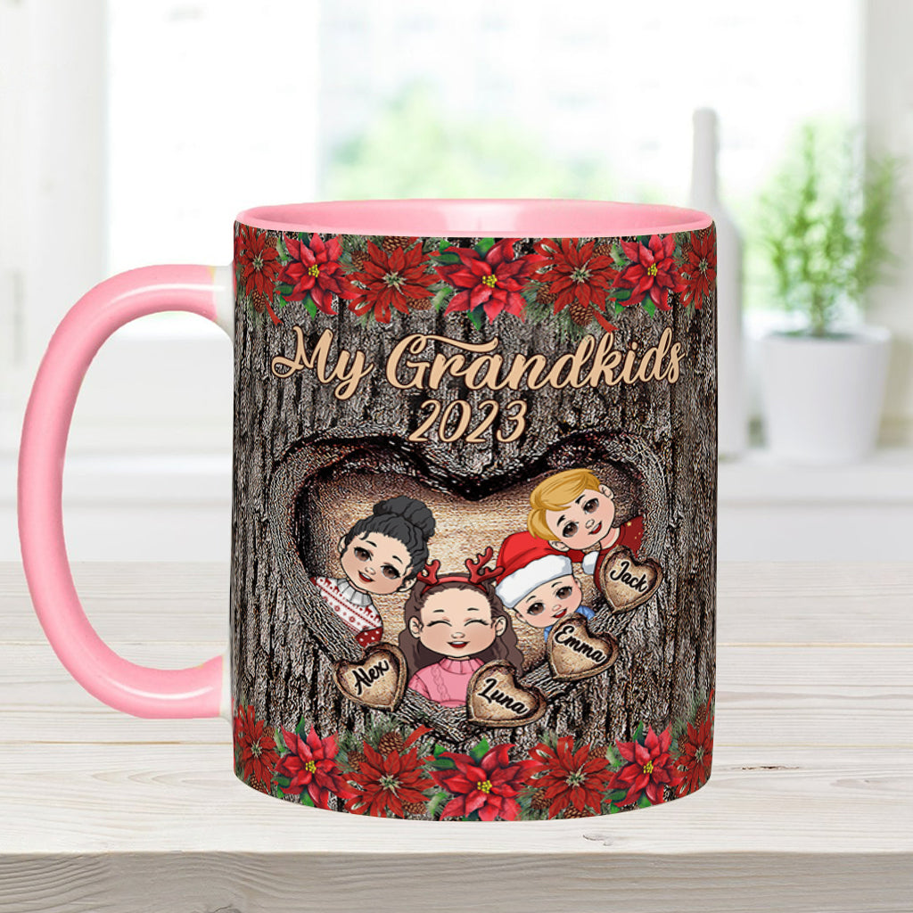 Mes petits-enfants - Mug personnalisé pour grand-mère