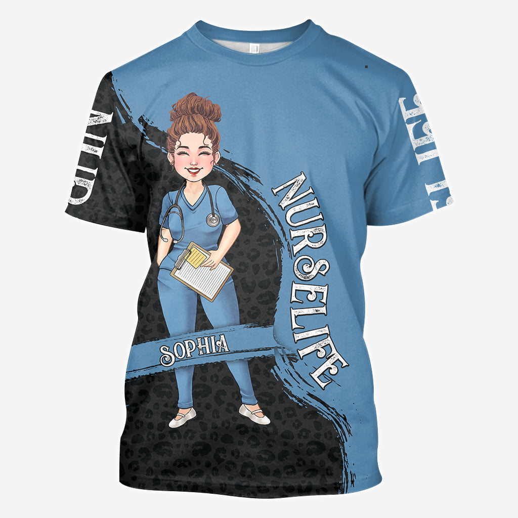 The Nurse Life - Nurse gift for mom, her, wife, girlfriend, friend - Personalized All Over Shirt