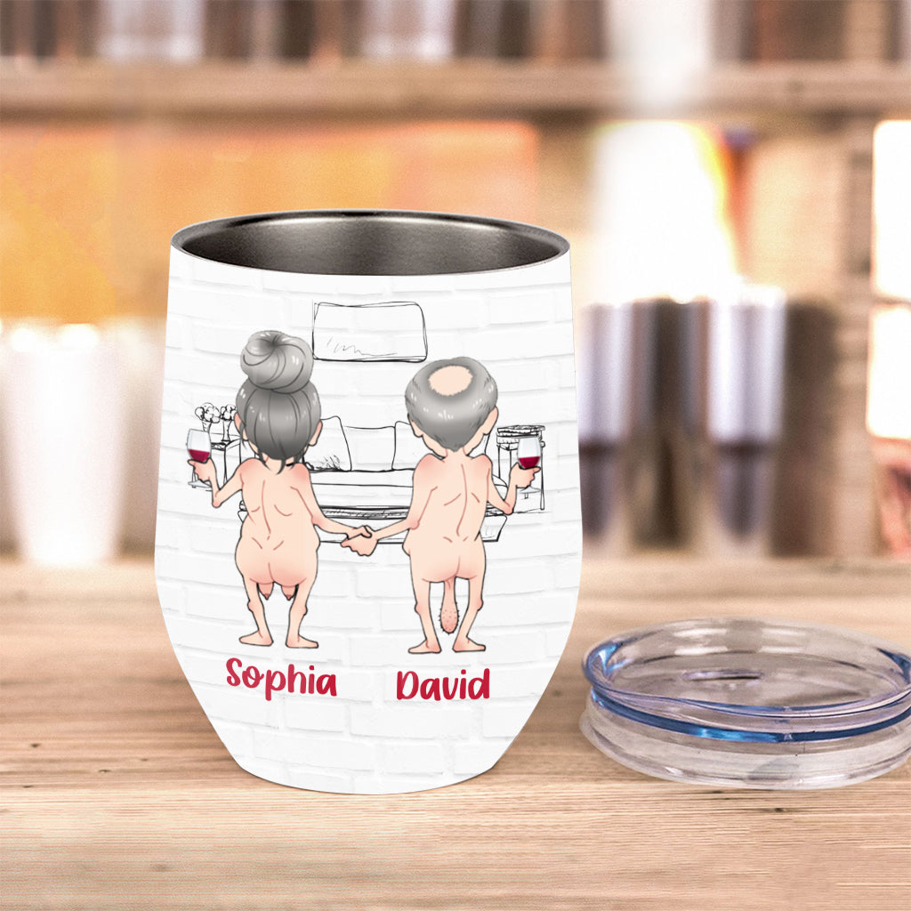 Let’s Have Wine Together - Personalized Couple Wine Tumbler