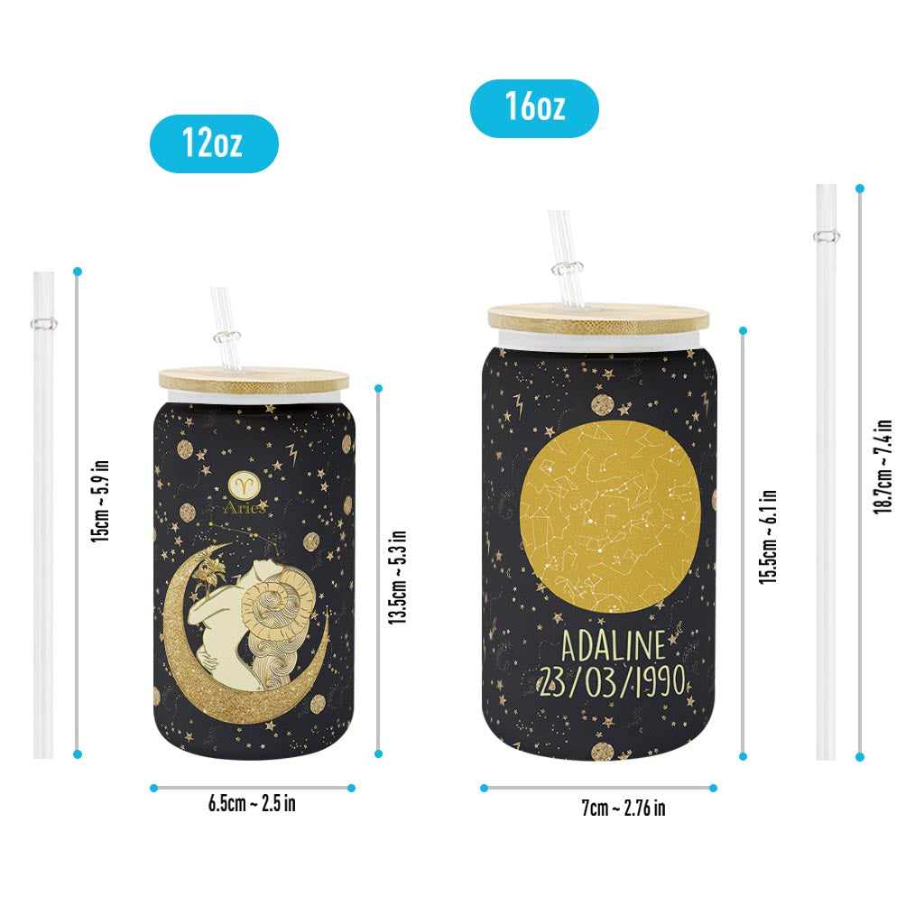 Signe du zodiaque - Horoscope personnalisé en verre