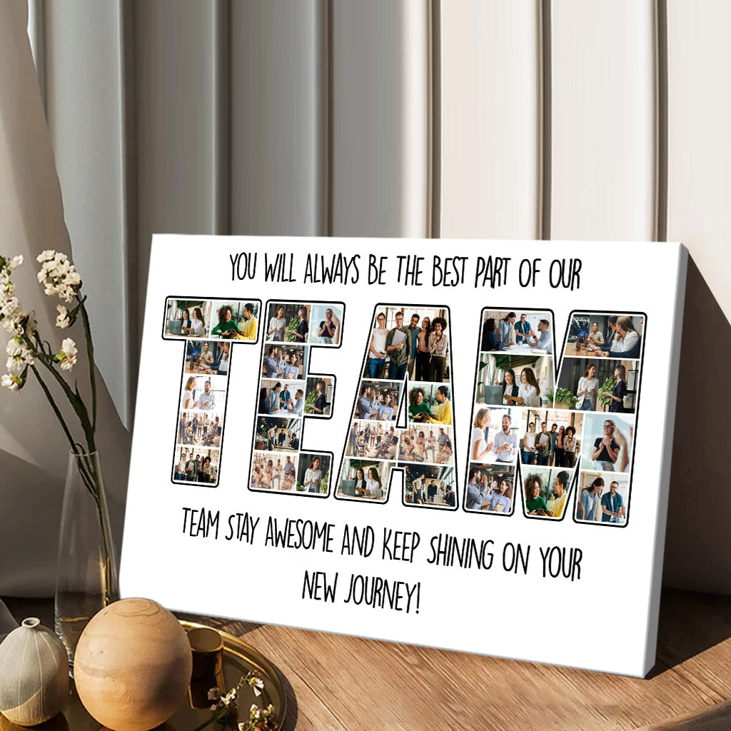 Le meilleur élément de notre équipe - Toile et affiche personnalisées pour vos collègues