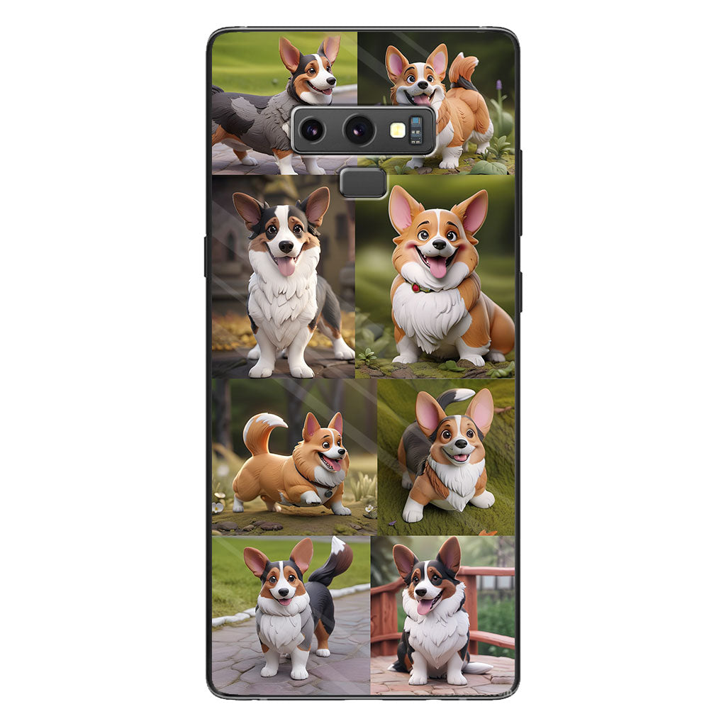 Collage de photos d'animaux de compagnie façon cartoon - Cadeau pour les amoureux des chiens et des chats - Coque de téléphone personnalisée