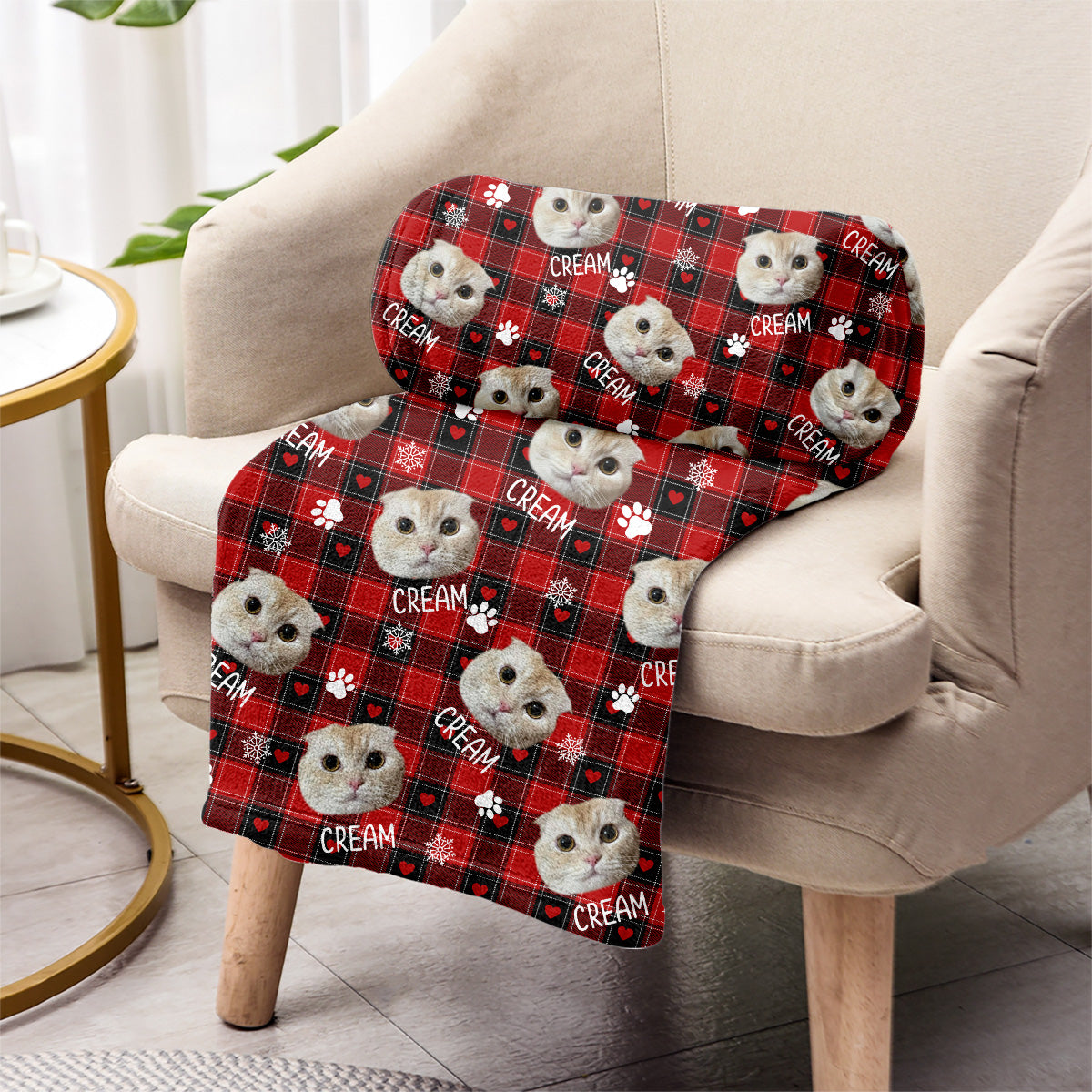 Couverture personnalisée avec photo pour animaux de compagnie - Cadeau idéal pour les amoureux des chats et des chiens - Couverture personnalisée