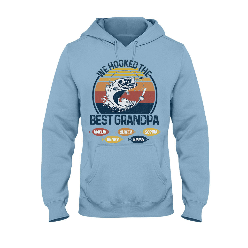 Nous avons trouvé le meilleur papa pêcheur, grand-père ! - Cadeau de pêche pour papa et grand-père - T-shirt et sweat à capuche personnalisés