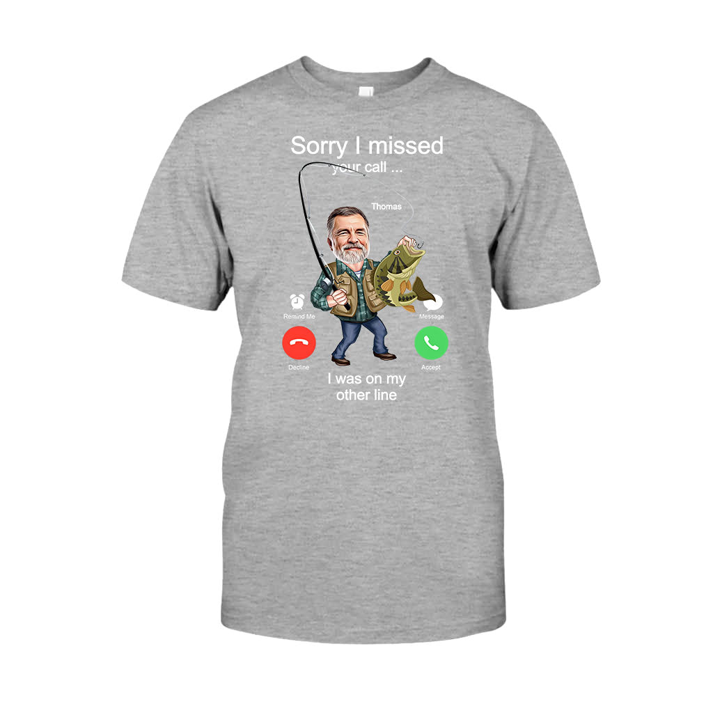 Photo insérée - T-shirt et sweat à capuche de pêche humoristiques « Keeping It Reel » personnalisés