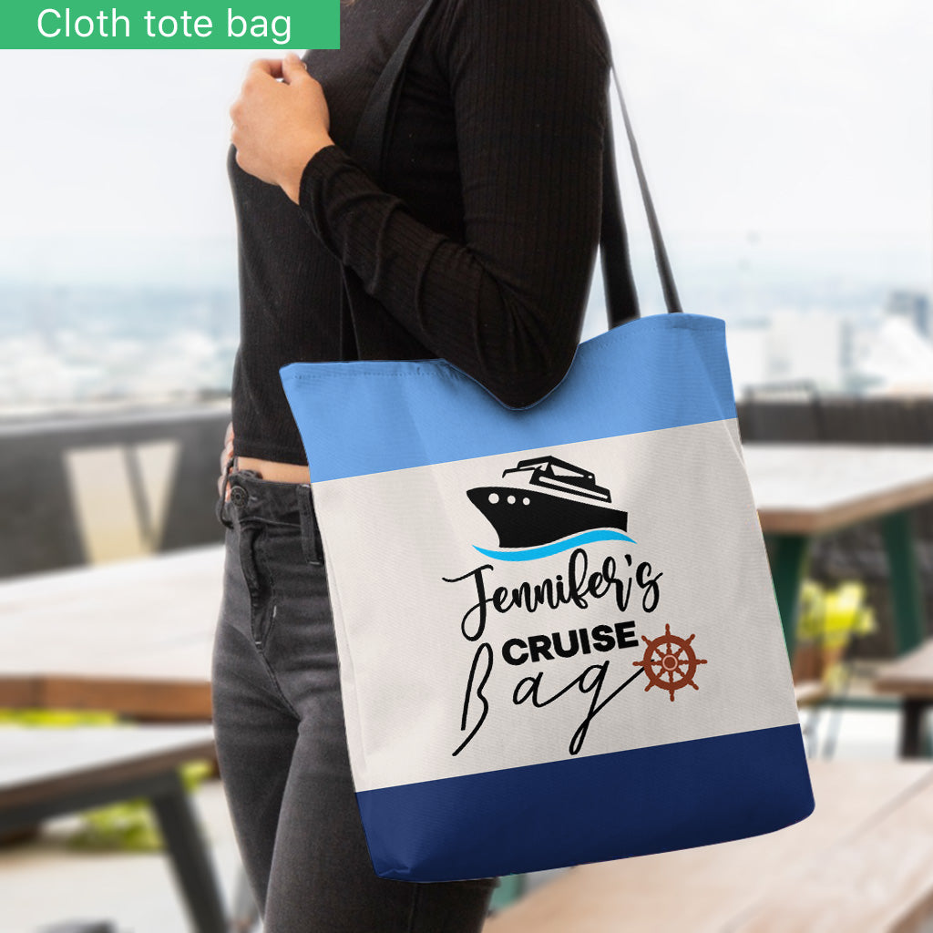 Croisière tricolore - Sac fourre-tout de croisière personnalisé