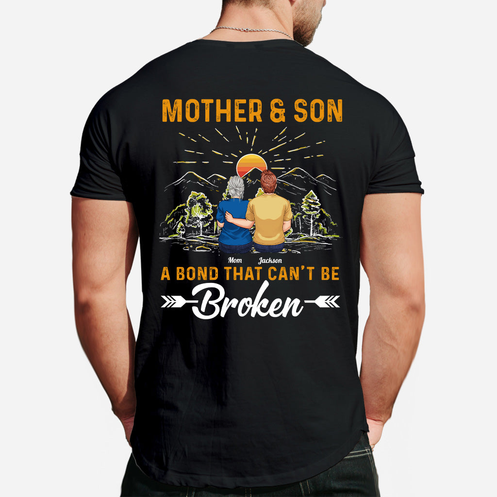 Mère et fils : un lien indéfectible - T-shirt et sweat à capuche personnalisés pour maman