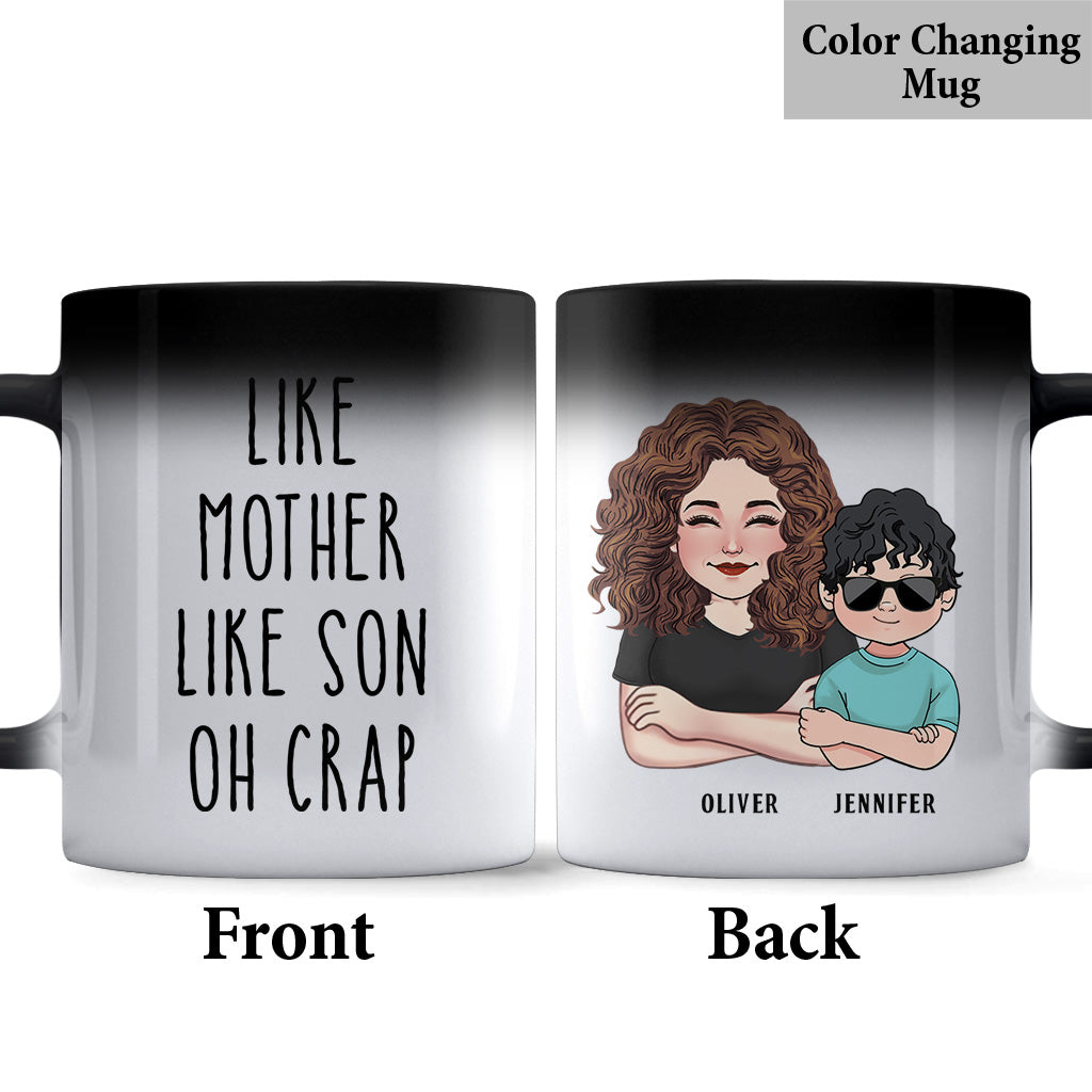 Like Father Like Son - Gift for dad, dad, son - Personalized Mug