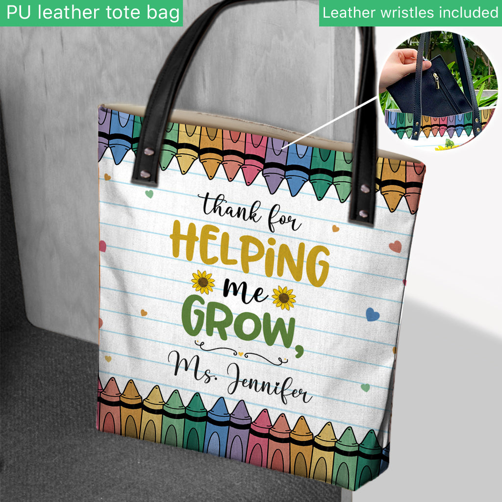 Enseigner, aimer, inspirer - Sac fourre-tout personnalisé pour enseignants