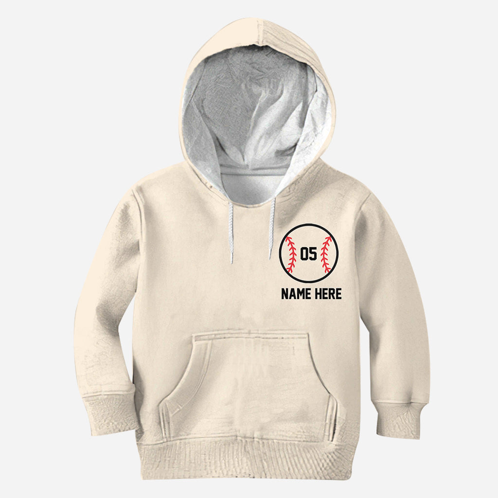 T-shirt personnalisé « À l'époque de ma maman de joueur de baseball »