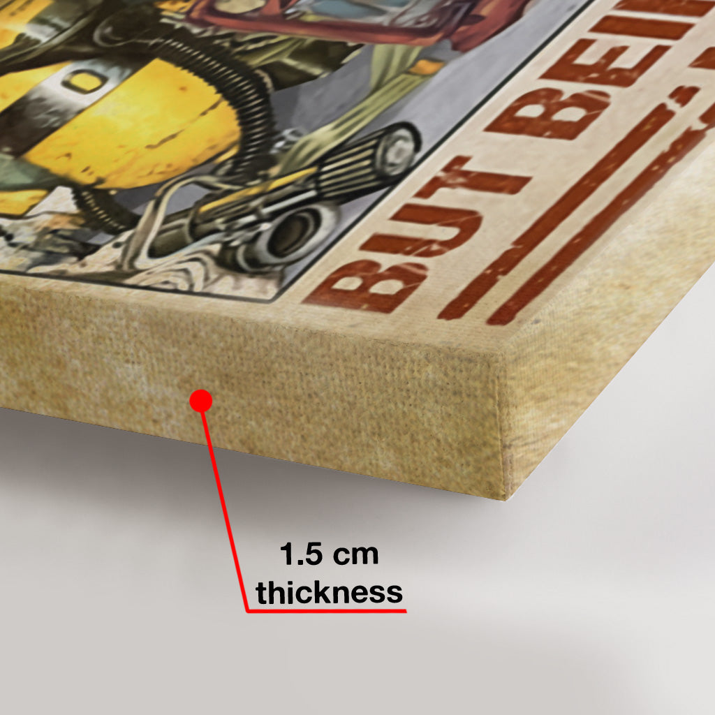 Être pompier, c'est pour la vie - Toile et affiche personnalisées pour pompiers