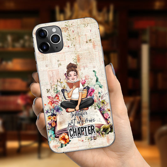 Juste un chapitre de plus - Étui de téléphone personnalisé en forme de livre