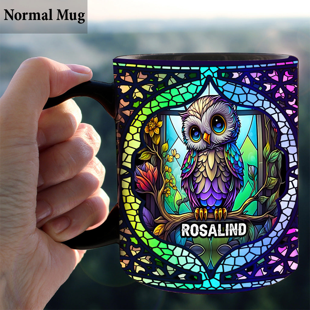 Magnifiques hiboux - Mug hibou personnalisé
