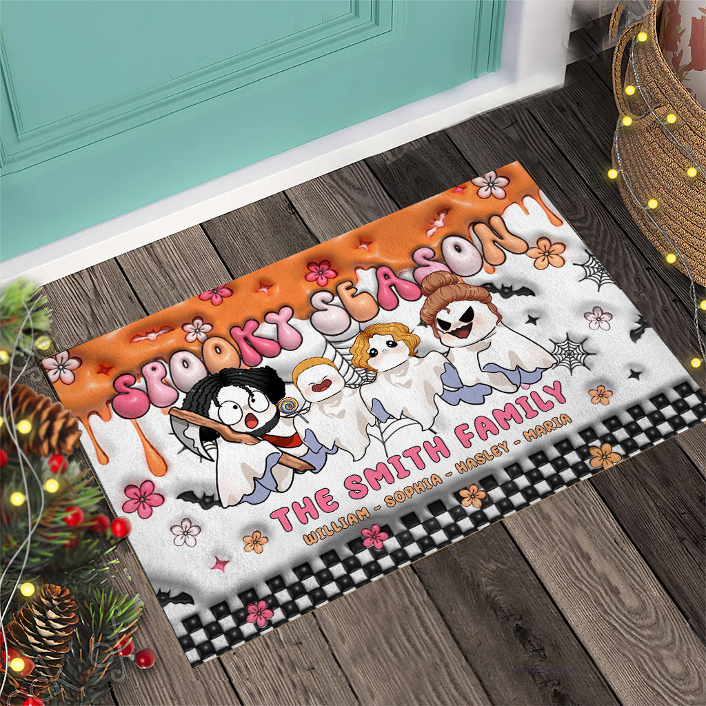 Famille Fantôme - Paillasson familial personnalisé