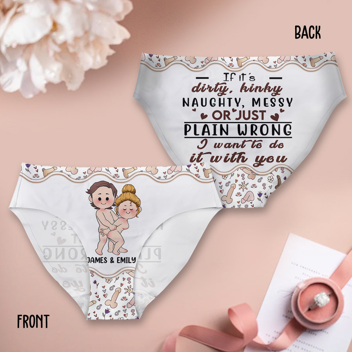 Complices - Culottes personnalisées pour couples