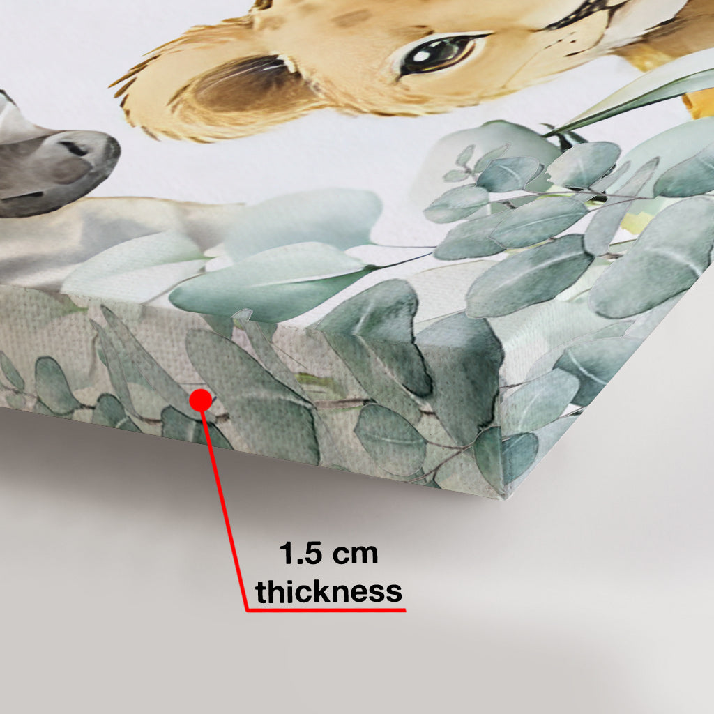 Bienvenue à la Baby Shower - Toile et affiche personnalisées pour nouveau-né