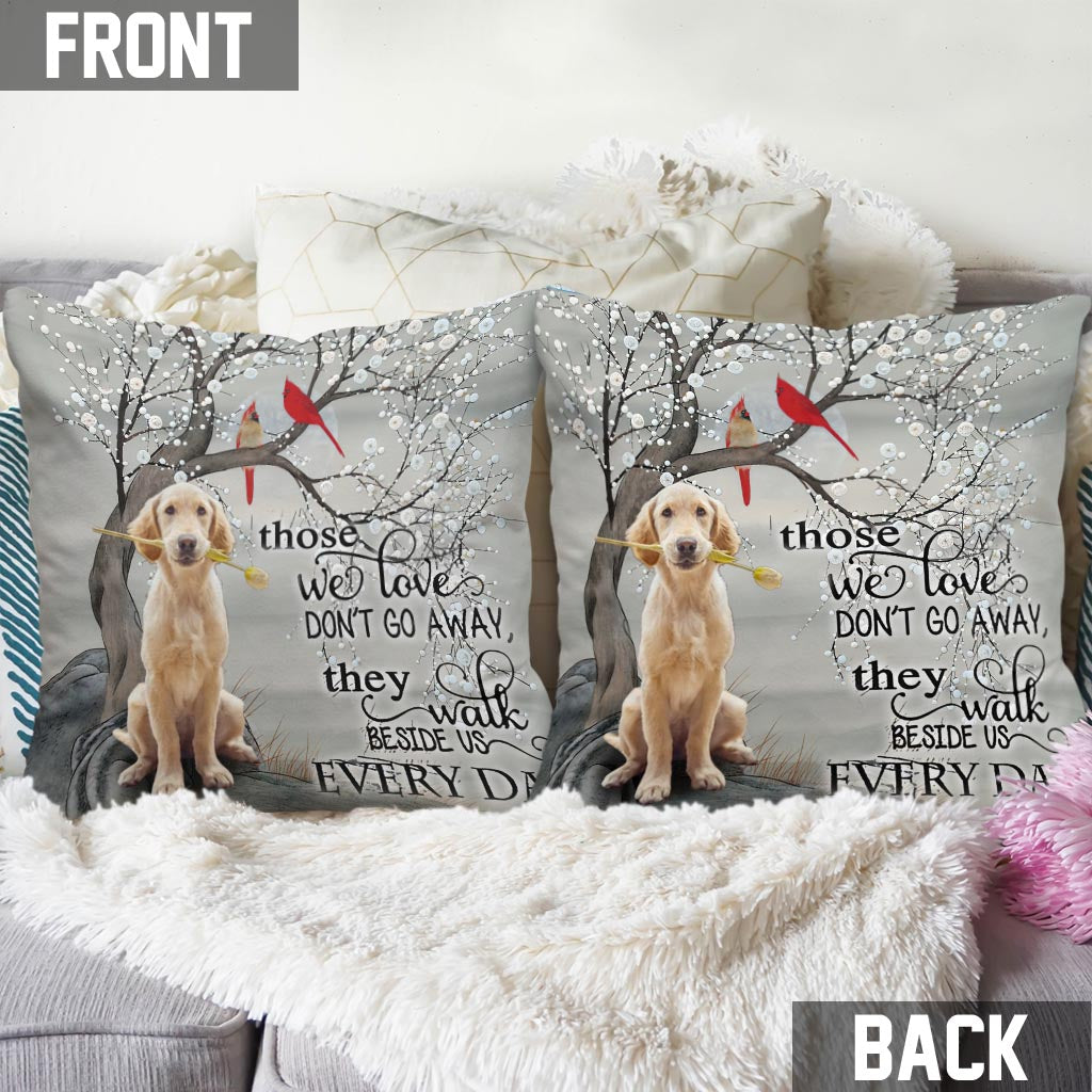 Tes ailes étaient prêtes, mais mon cœur ne l'était pas - Coussin décoratif personnalisé pour chien