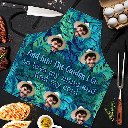 Et au jardin ! - Cadeau de jardinage pour maman, papa, grand-mère, lui, elle, épouse, mari, petite amie, petit ami - Tablier personnalisé