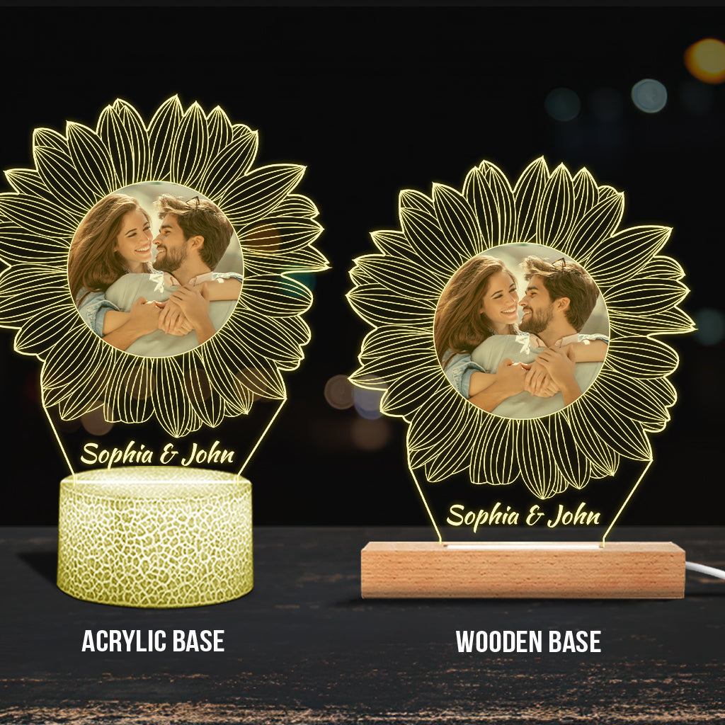 Tu es mon rayon de soleil - Cadeau pour maman, grand-mère, sœur, fille, fils, frère, grand-père, papa, épouse, époux, ami(e) - Plaque lumineuse personnalisée