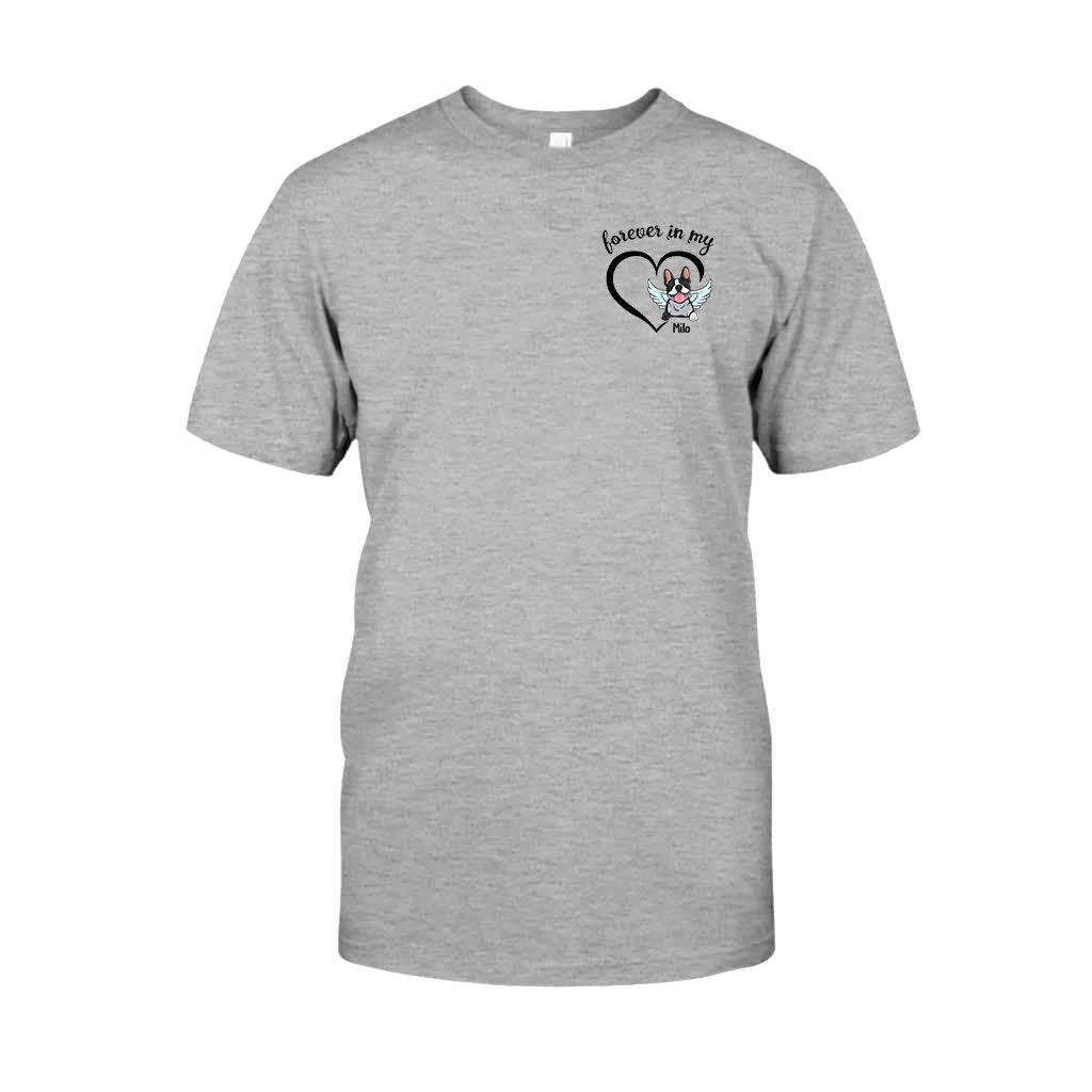 À jamais dans mon cœur - T-shirt et sweat à capuche personnalisés pour chien