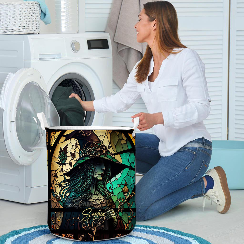 Sorcière mystérieuse - Panier de rangement personnalisé pour sorcière