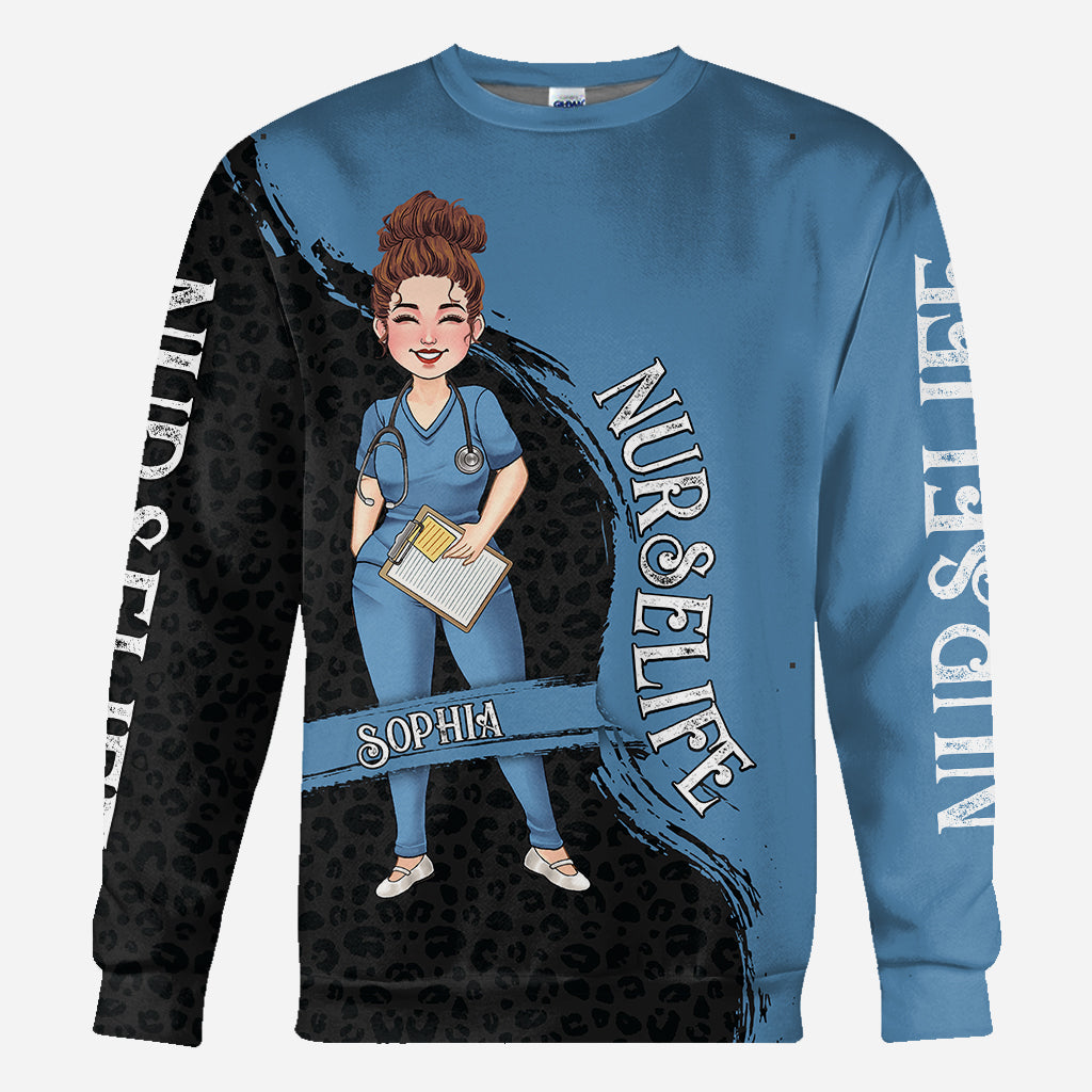 The Nurse Life - Nurse gift for mom, her, wife, girlfriend, friend - Personalized All Over Shirt