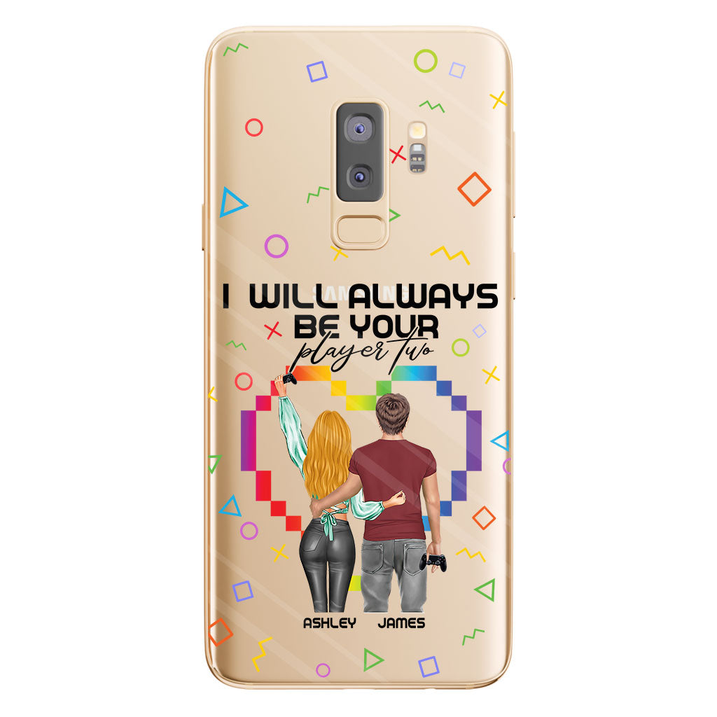 I Will Always Be Your Player Two - Personalized Video Game Clear Phone Case