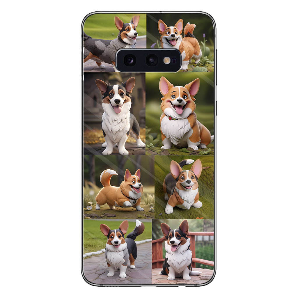 Collage de photos d'animaux de compagnie façon cartoon - Cadeau pour les amoureux des chiens et des chats - Coque de téléphone personnalisée
