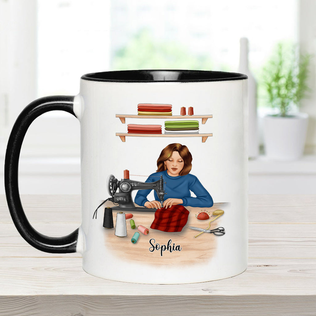Mon espace couture - Mug personnalisé pour la couture