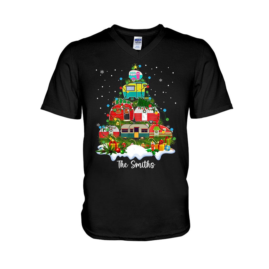 Joyeux Noël au camping ! - T-shirt et sweat à capuche personnalisés pour le camping