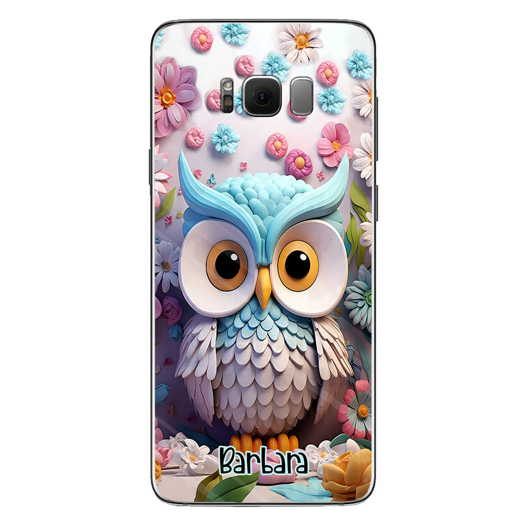 Cool Owl - Personalized Owl Phone Case