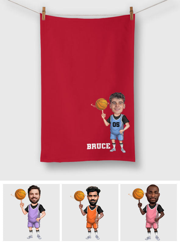 Serviette de sport - Serviette de basketball personnalisée